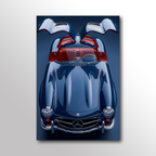 Blue Gullwing - Glas