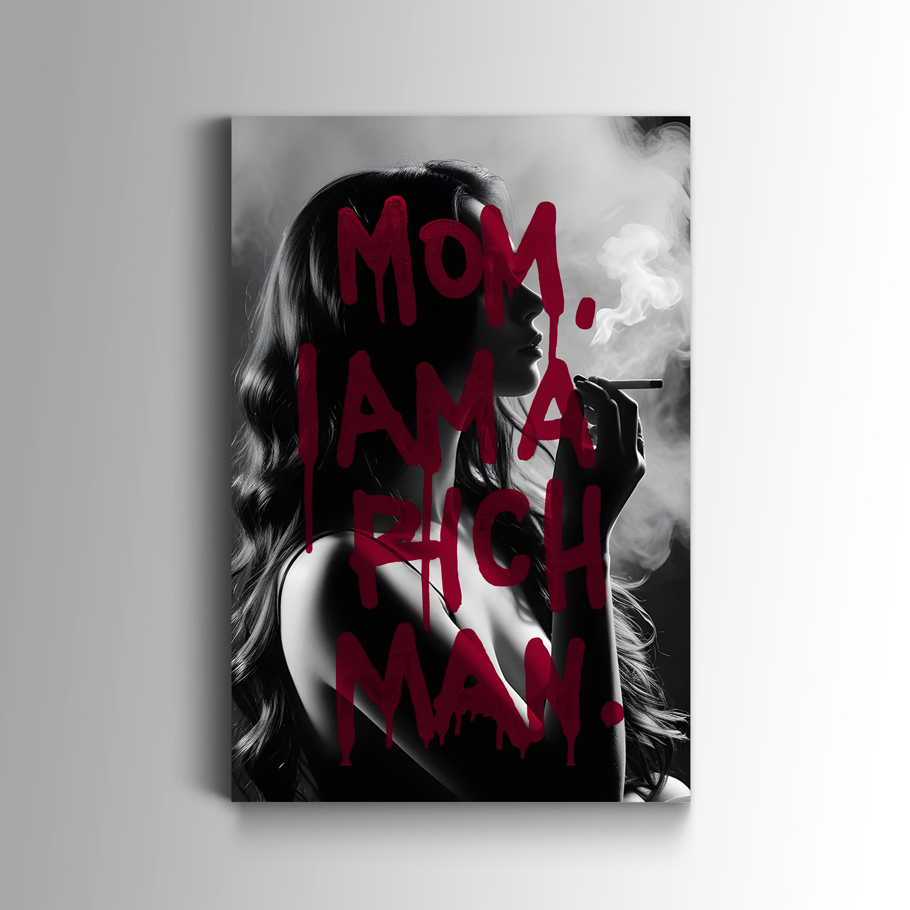 Mom, I am a rich man - Glas