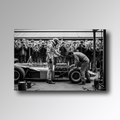 Vintage Pit Lane - Glas
