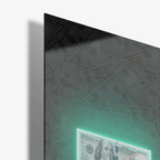 Neon Currency - Glas - Gallery Empire